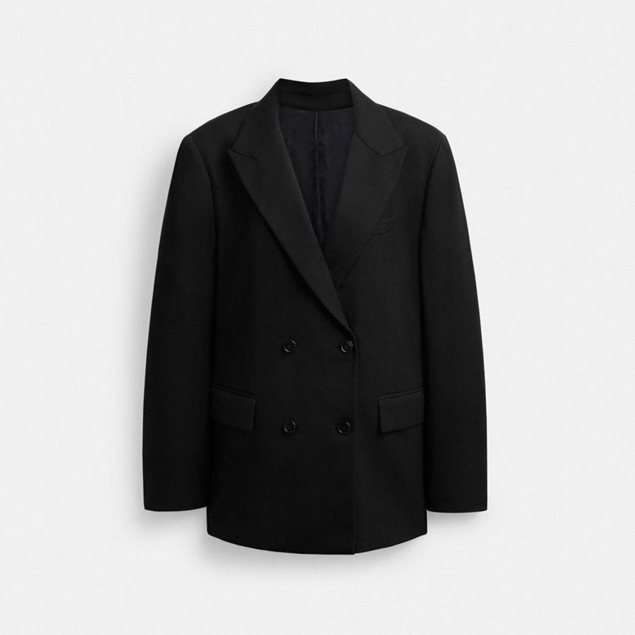 Blazer COACH Mujer Negras | 246-FECYZT