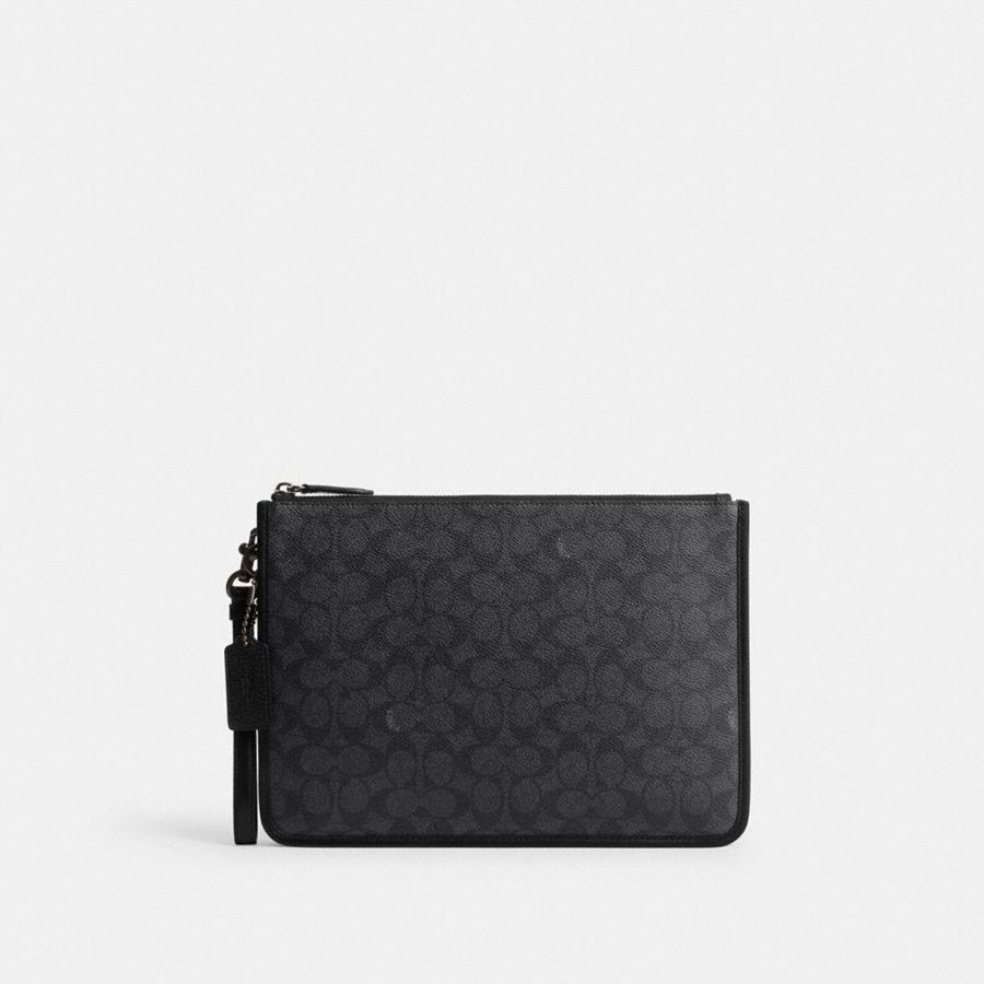 Bolsa Cruzada COACH Hombre Gris | 642-BPXYHM