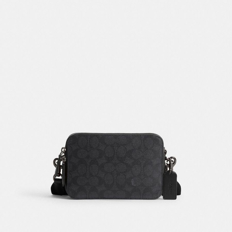 Bolsa Cruzada COACH Hombre Gris | 721-CUBMNG