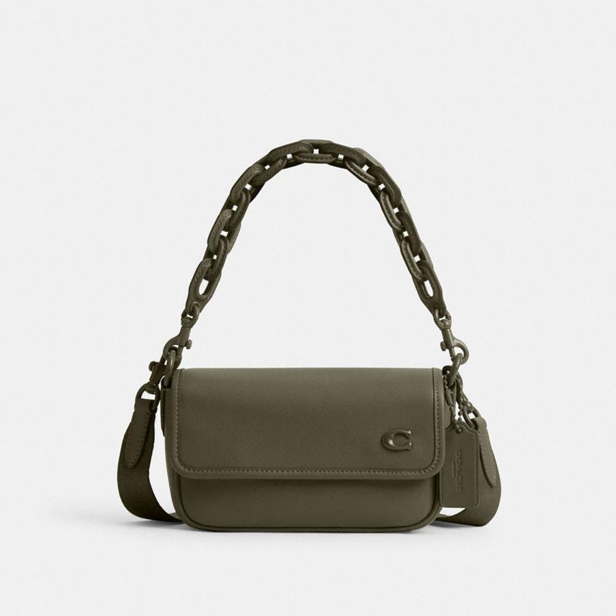 Bolsa Cruzada COACH Hombre Verde | 804-GKUDPB