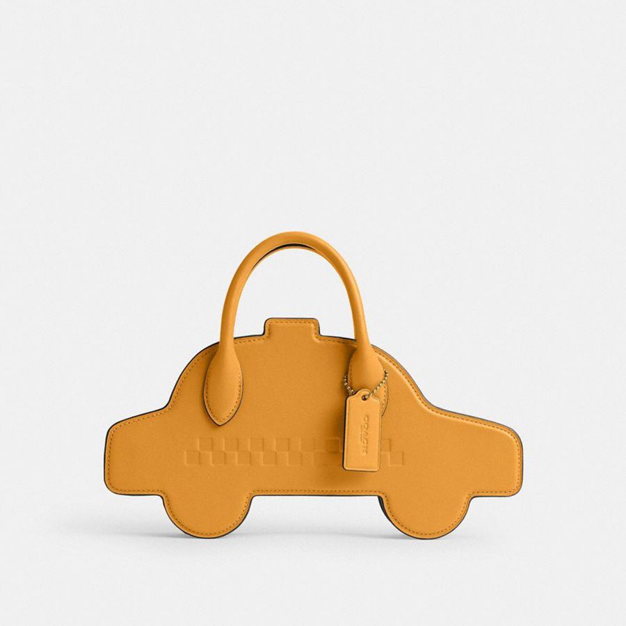 Bolsa Cruzada COACH Mujer Amarillo | 528-GAMBYF