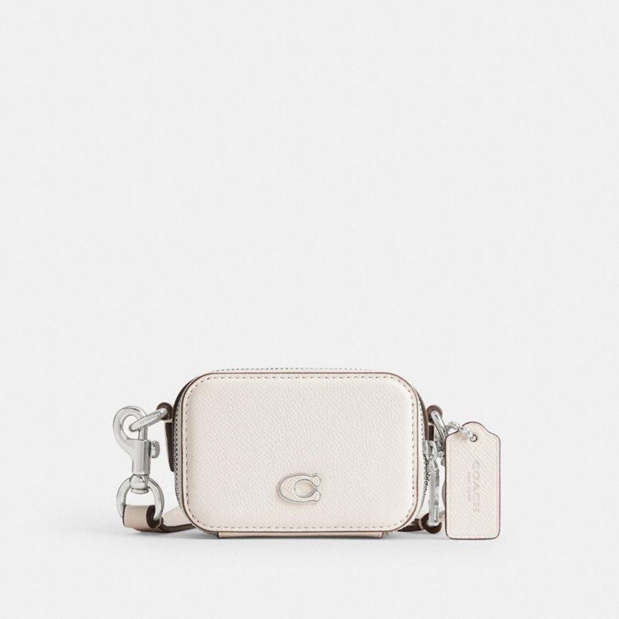 Bolsa Cruzada COACH Mujer Blancas | 025-YRMPNQ