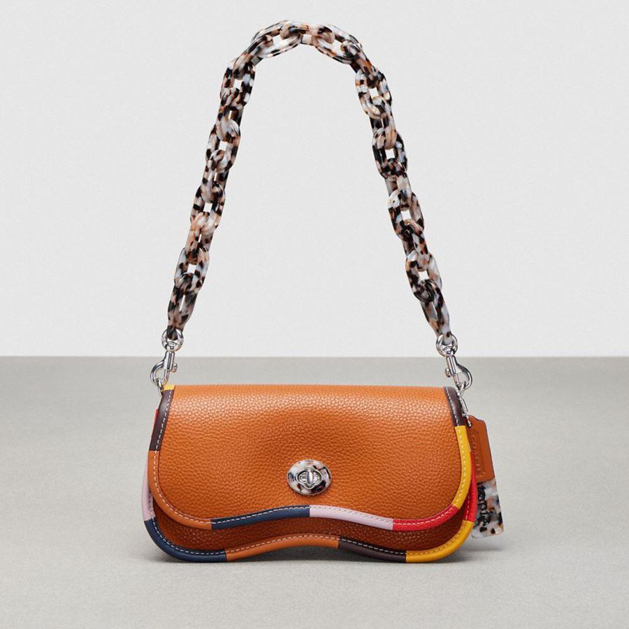 Bolsa Cruzada COACH Mujer Marrones | 186-YXNLWV