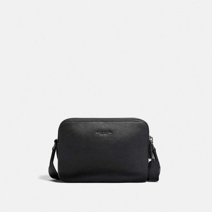 Bolsa Cruzada COACH Mujer Negras | 394-OCLBSA
