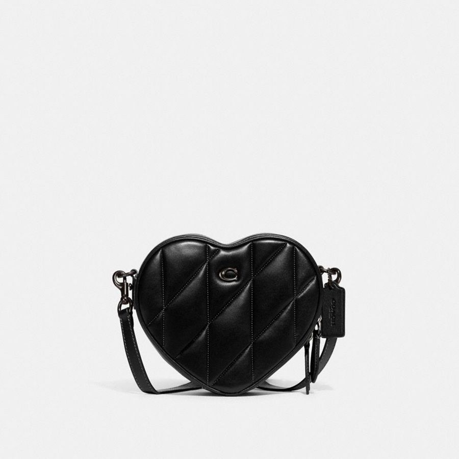 Bolsa Cruzada COACH Mujer Negras | 698-AKISEG