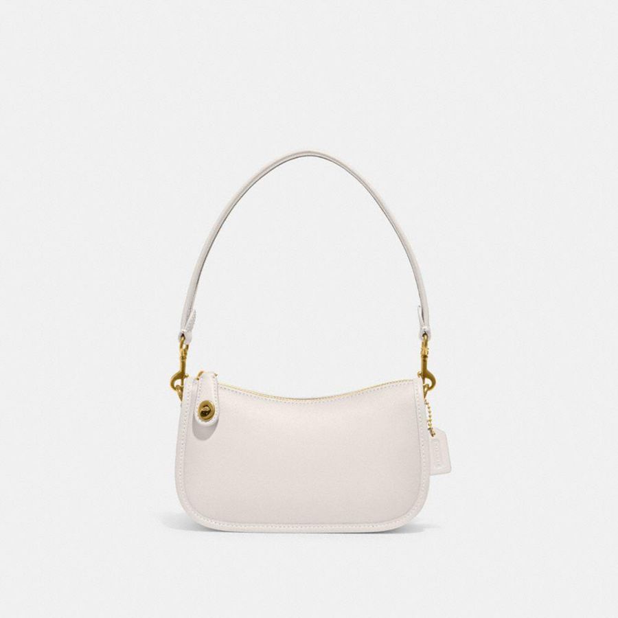 Bolsa de Hombro COACH Mujer Blancas | 571-SGFHCQ
