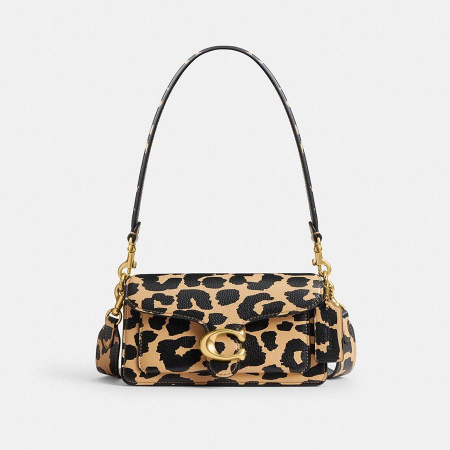 Bolsa de Hombro COACH Mujer Leopardo | 524-LMDABS
