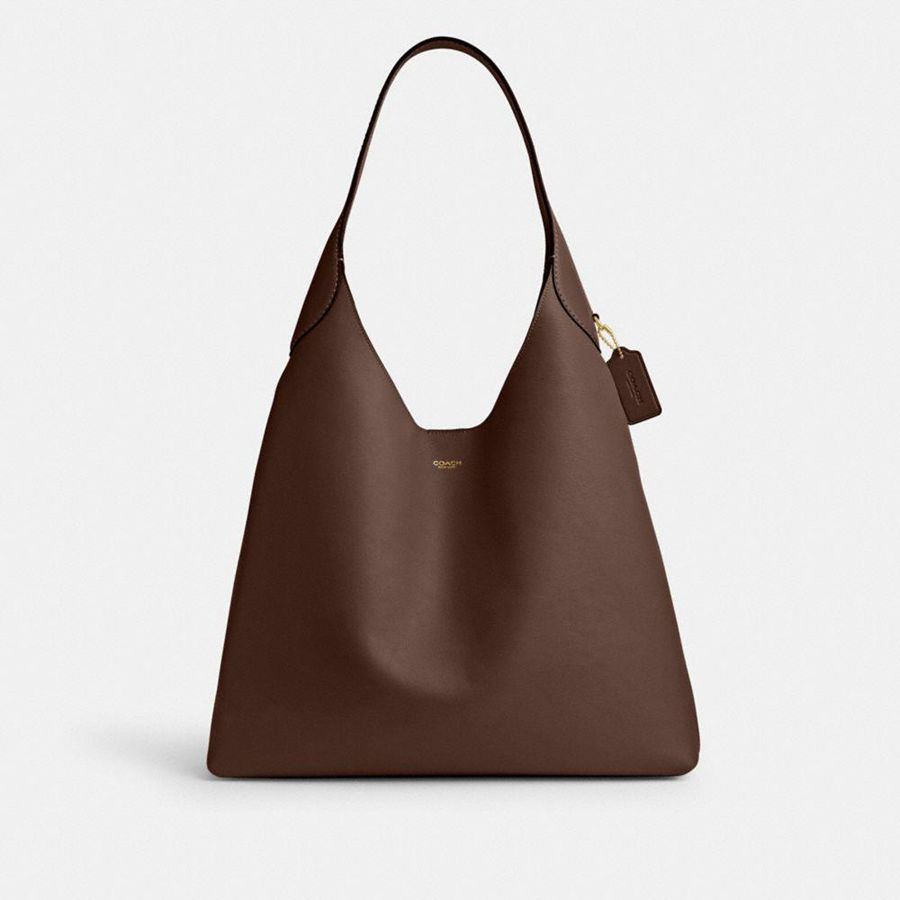 Bolsa de Hombro COACH Mujer Marrones | 682-WKBEFC