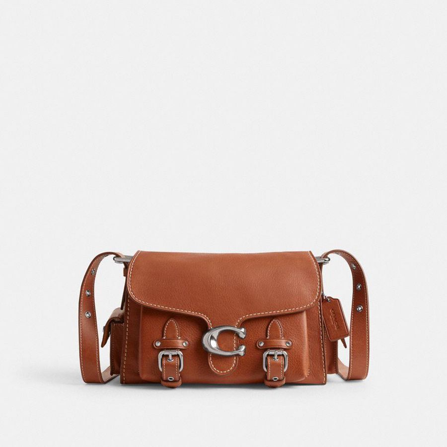 Bolsa de Hombro COACH Mujer Marrones | 867-CFIVHN