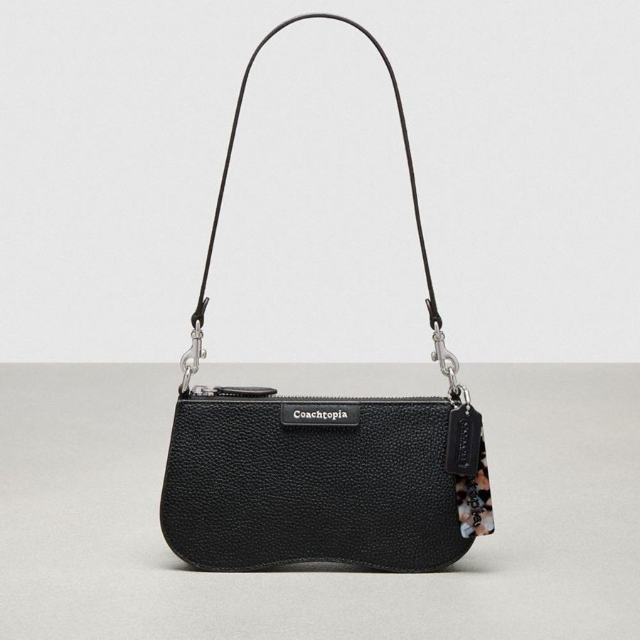 Bolsa de Hombro COACH Mujer Negras | 035-MVXSOF