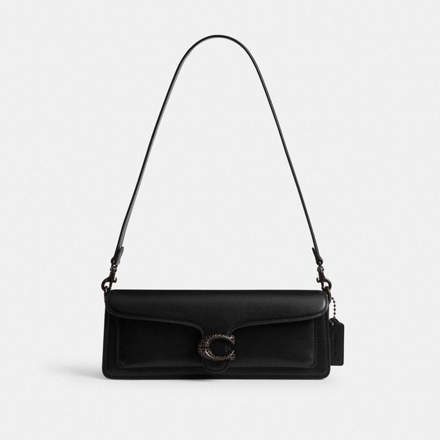 Bolsa de Hombro COACH Mujer Negras | 095-YCLOZG