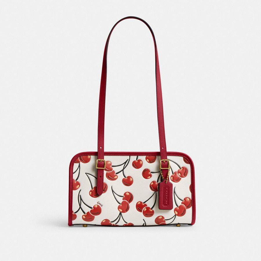 Bolsa de Hombro COACH Mujer Rojas | 614-JENARG