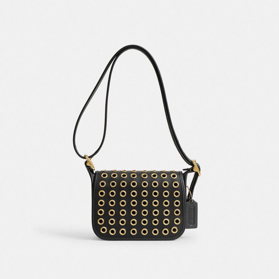Bolso Hobo COACH Mujer Negras | 623-VPKZEU