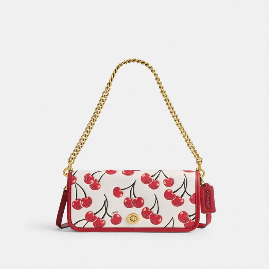 Bolso Hobo COACH Mujer Rojas | 203-UIWEVQ
