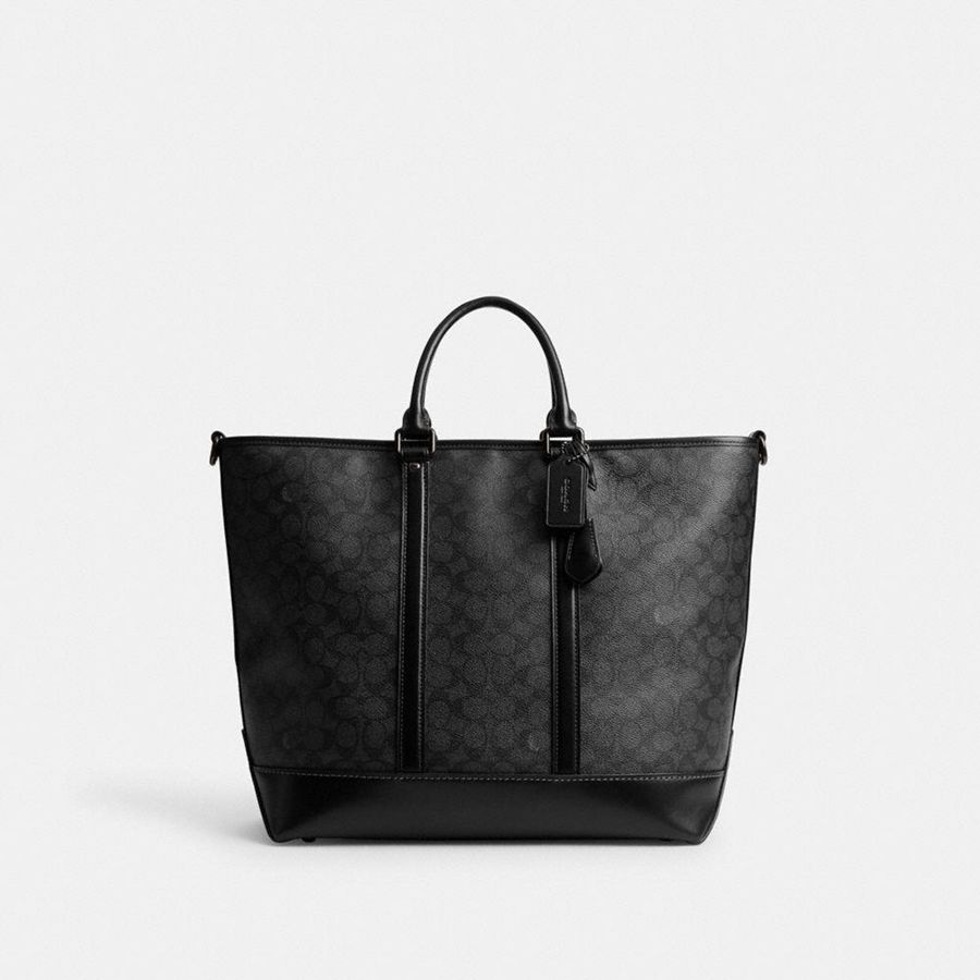 Bolso Tote COACH Hombre Gris | 413-CUJNYM