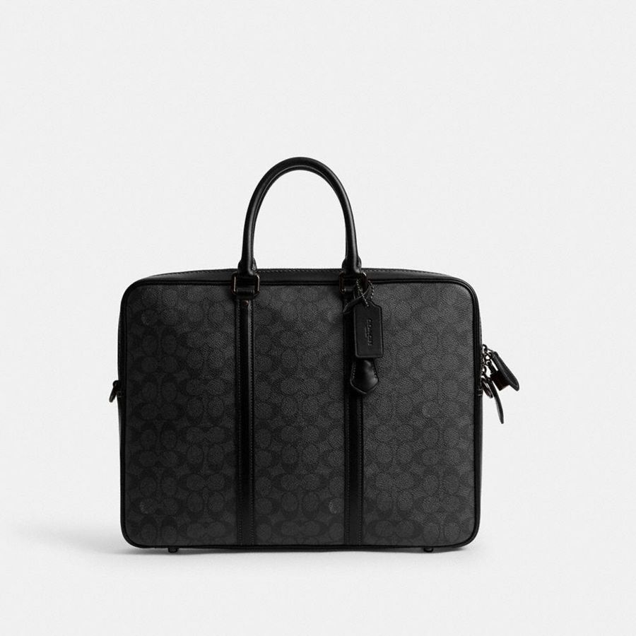 Bolso Tote COACH Hombre Gris | 839-JHOGUR