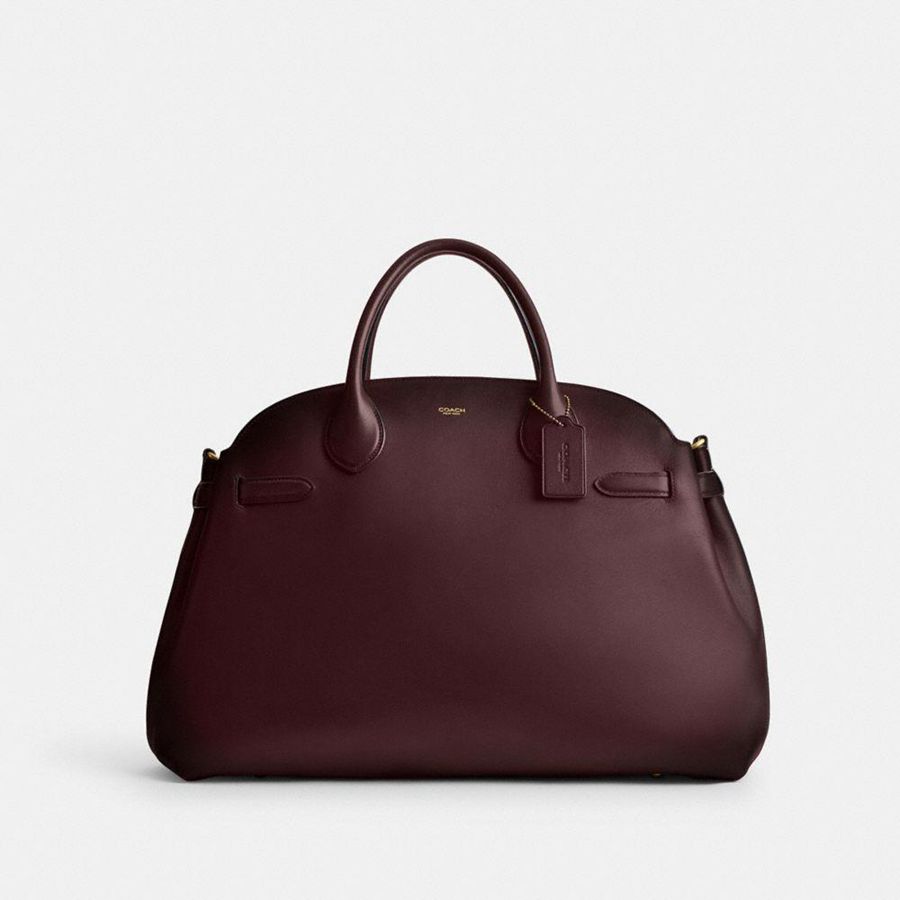 Bolso Tote COACH Mujer Burdeos | 136-NCUOJA
