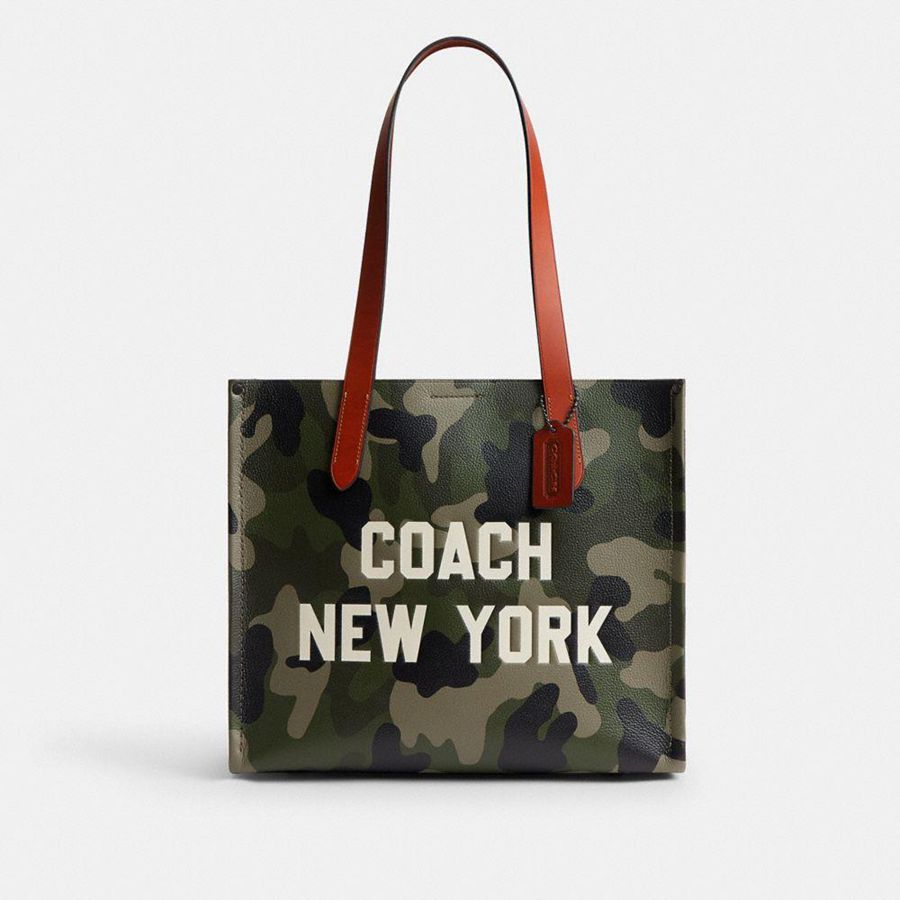 Bolso Tote COACH Mujer Verde | 457-RFBJWS