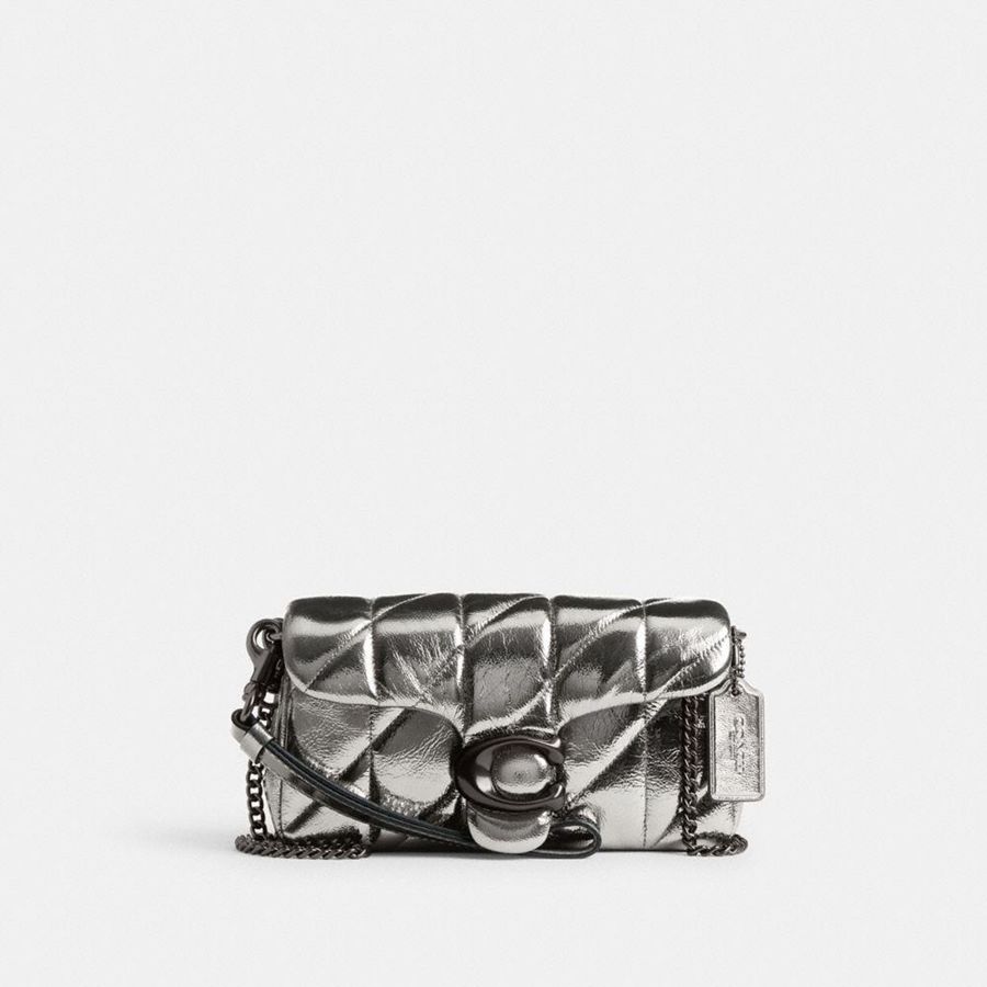 Bolsos De Mano COACH Mujer Plateadas | 485-VZJWNT