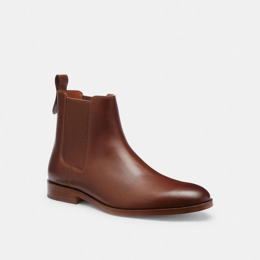 Botas COACH Hombre Marrones | 329-UWPXAG