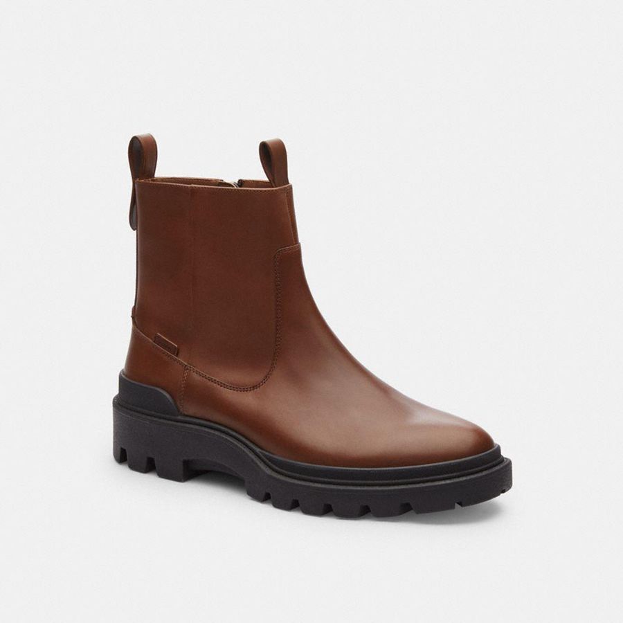 Botas COACH Hombre Marrones | 508-YLNCJS