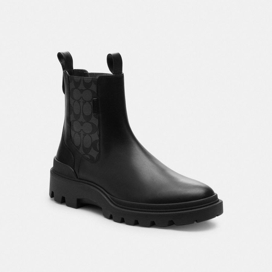 Botas COACH Hombre Negras | 146-MUBTDE