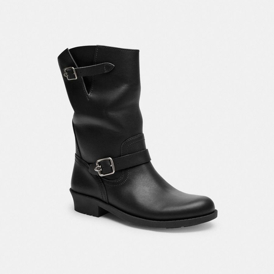 Botas COACH Hombre Negras | 201-ESGWDQ