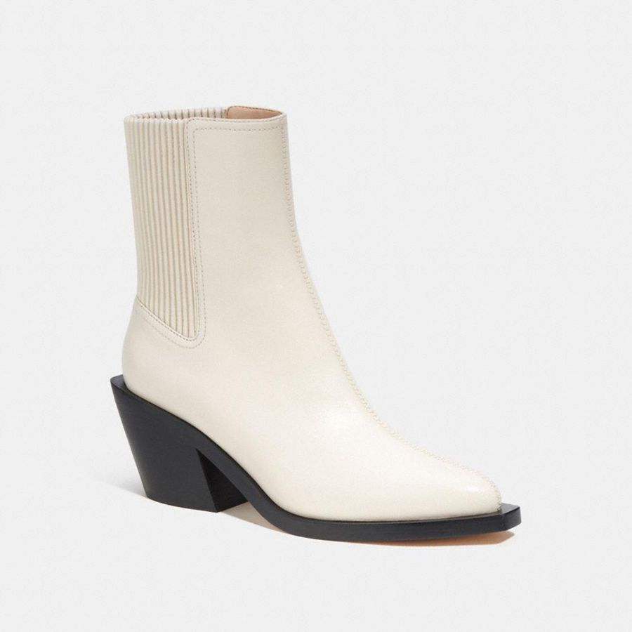 Botas COACH Mujer Blancas | 978-EXAJCS