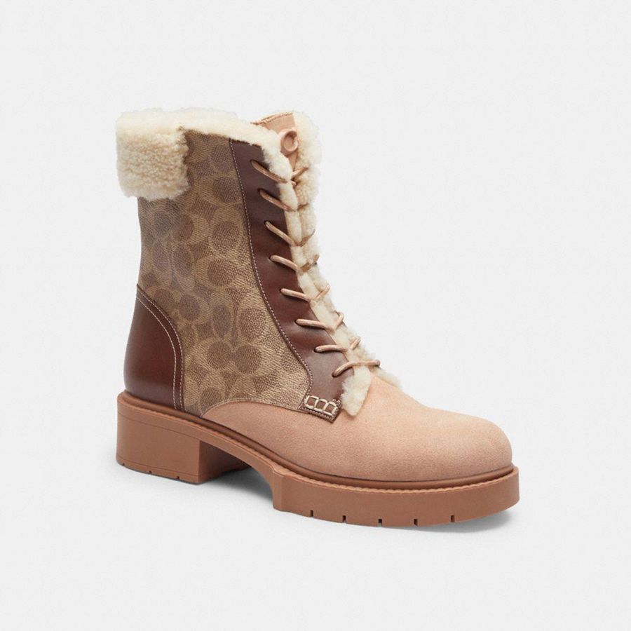 Botas COACH Mujer Marrones | 189-XHYNSC
