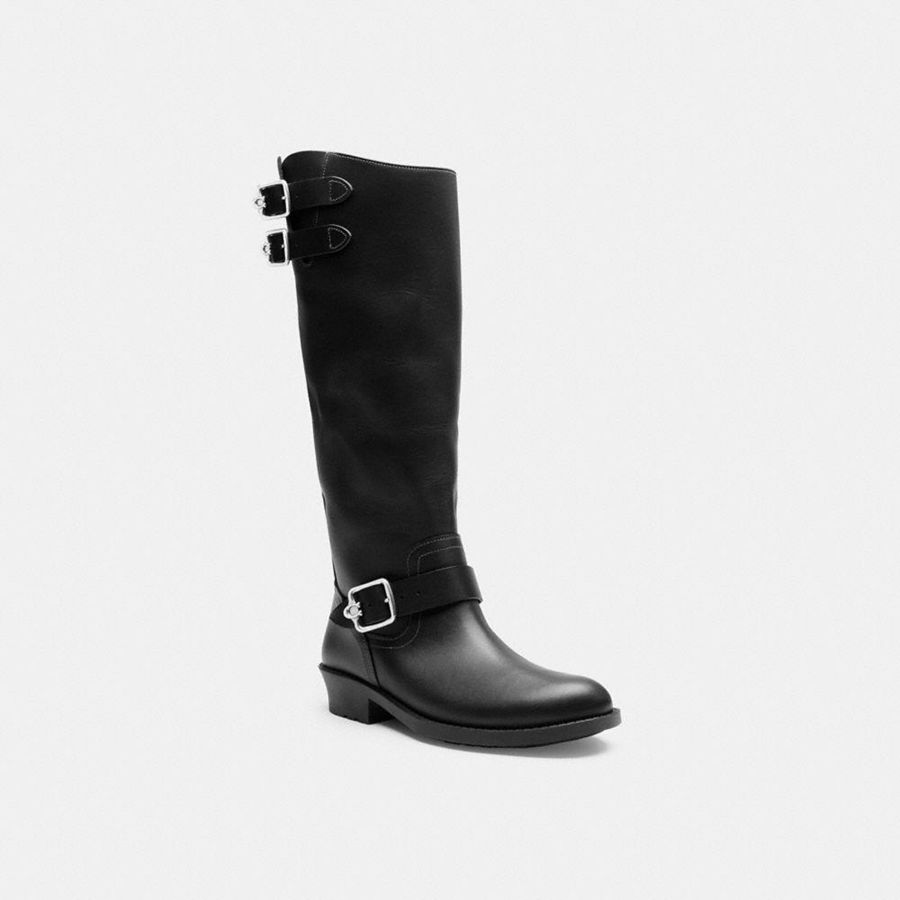 Botas COACH Mujer Negras | 102-DFERLG