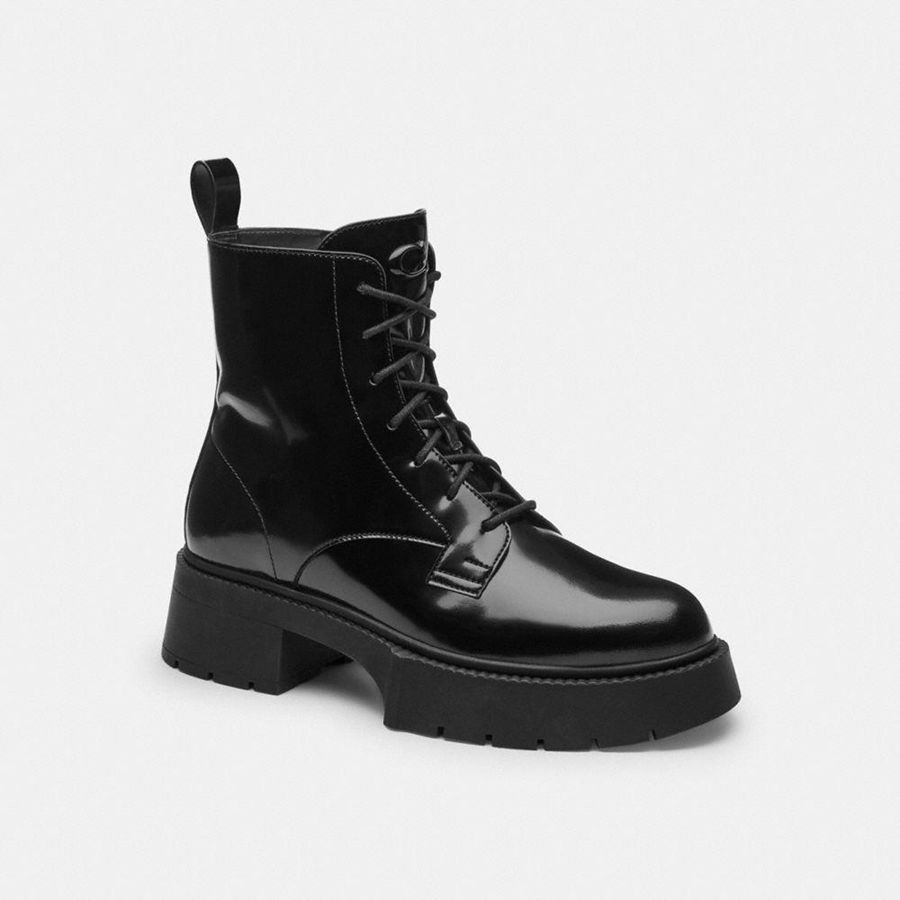 Botas COACH Mujer Negras | 407-XCBJSP
