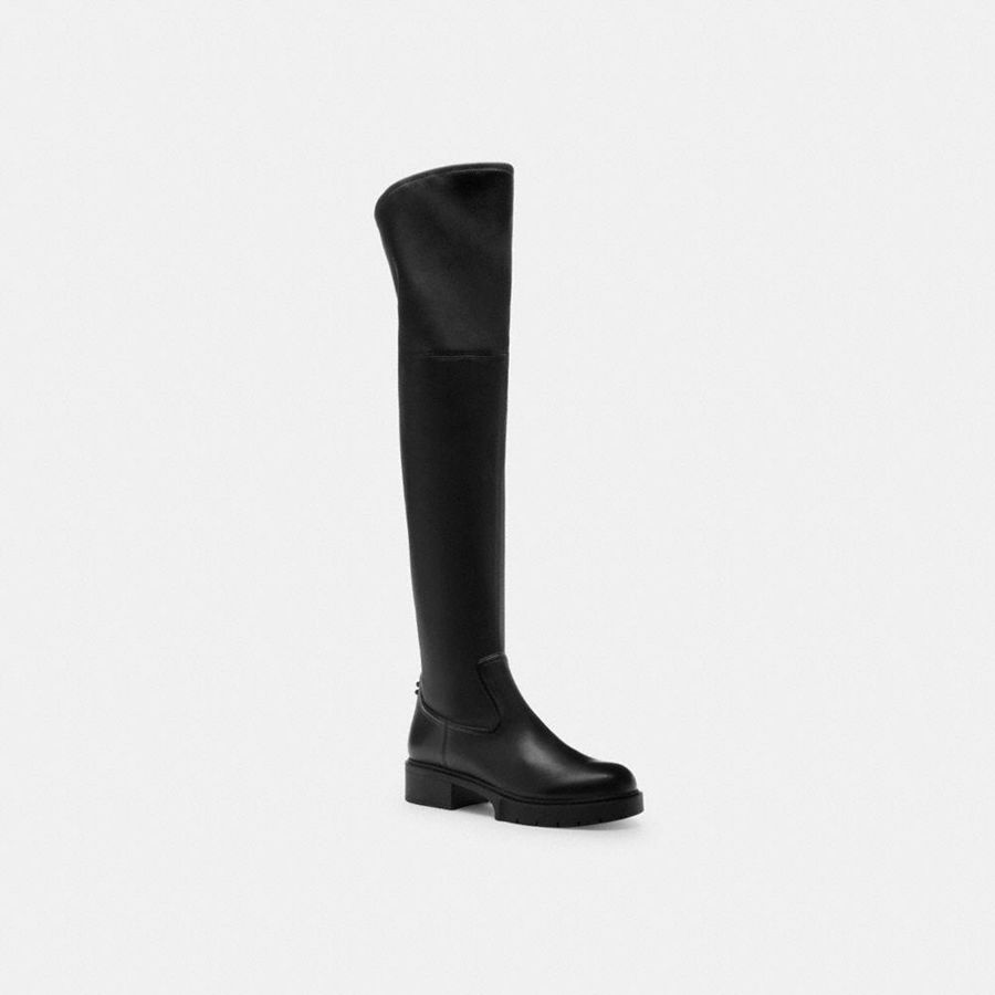 Botas COACH Mujer Negras | 901-LFEMIU