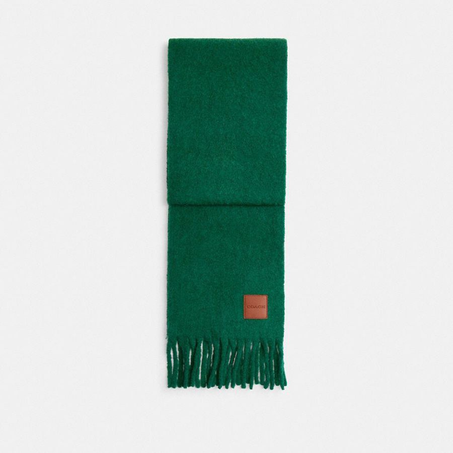 Bufanda COACH Hombre Verde | 705-QCGSVJ