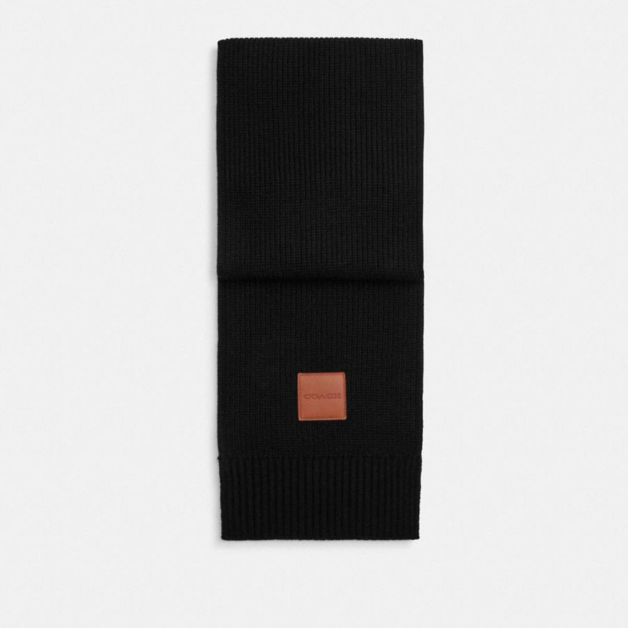 Bufanda COACH Mujer Negras | 980-HTWJCK
