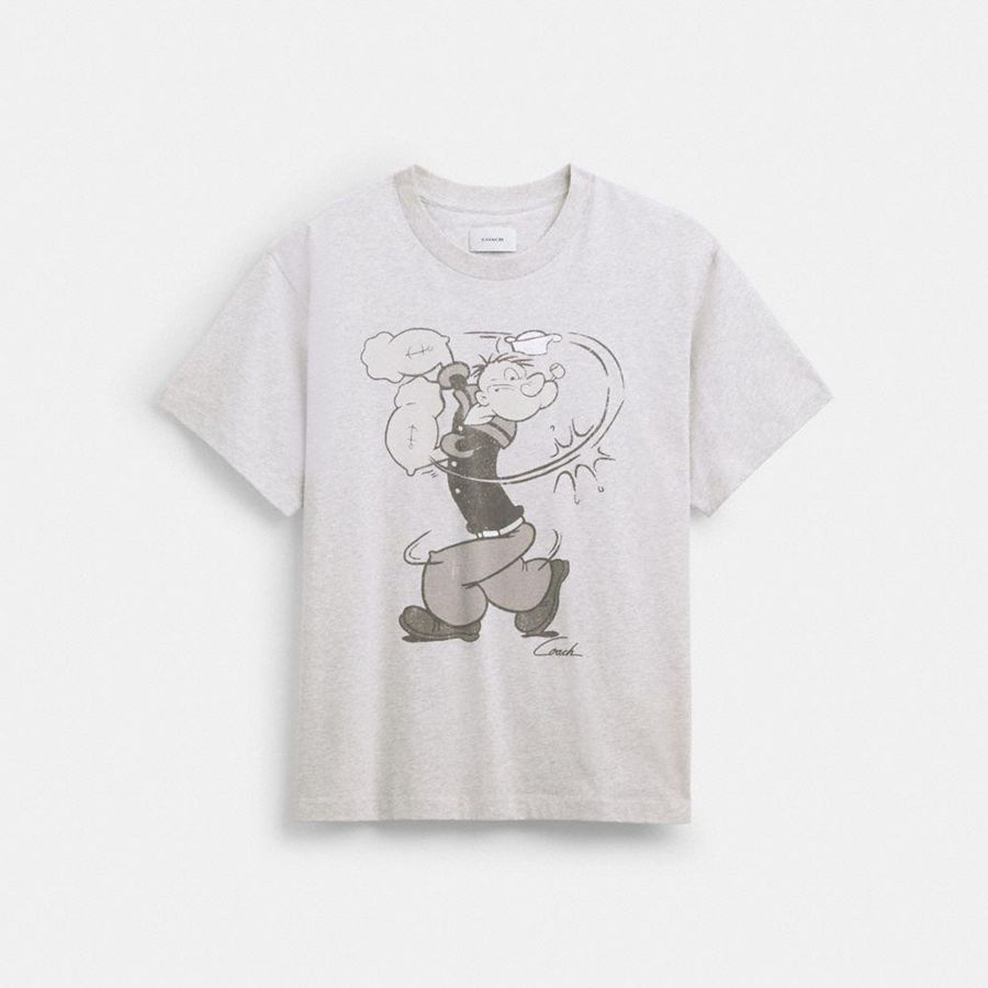 Camiseta COACH Mujer Blancas | 780-CPYDWU