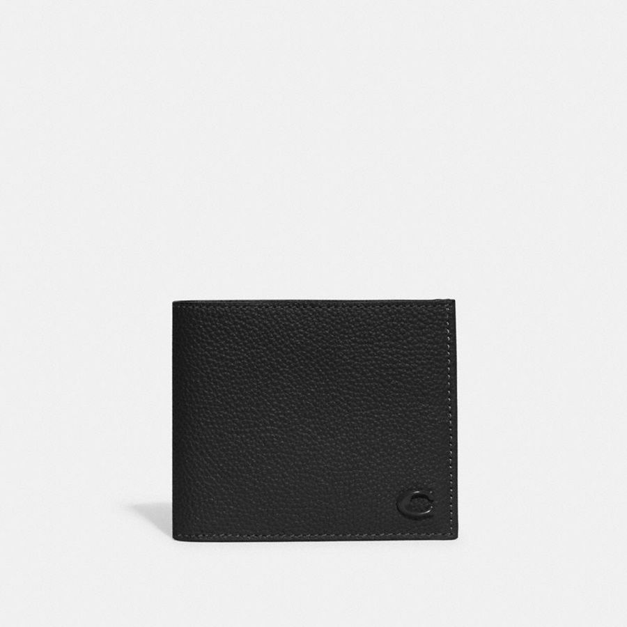 Cartera COACH Hombre Negras | 419-RTCDHB