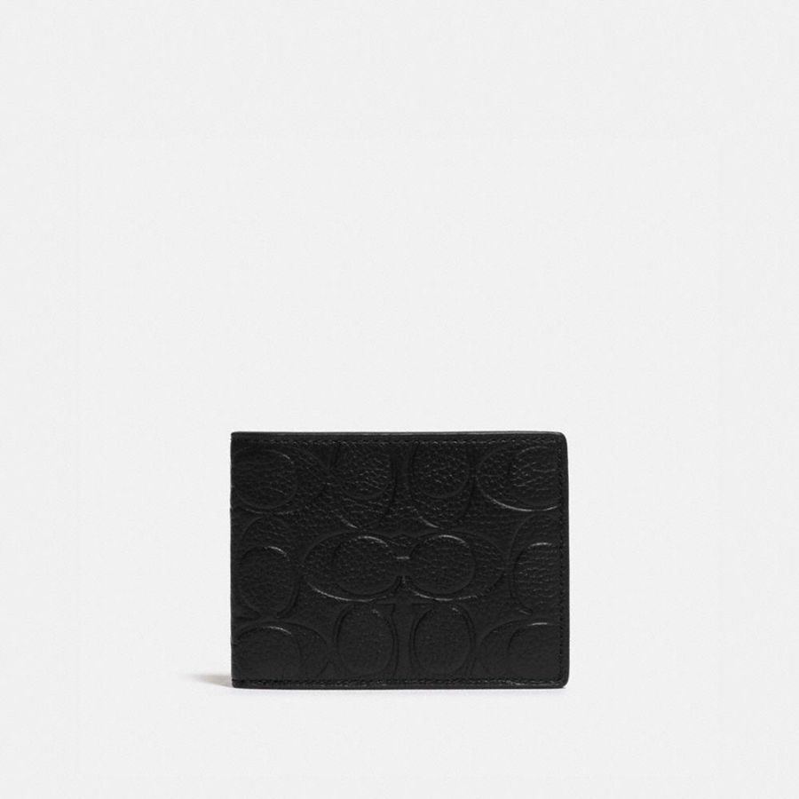 Cartera COACH Hombre Negras | 794-YHNFTO