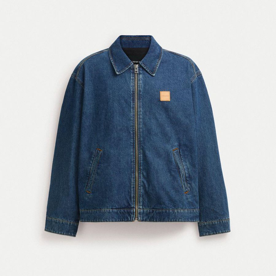 Chaqueta COACH Hombre Azules | 796-AEFGNY