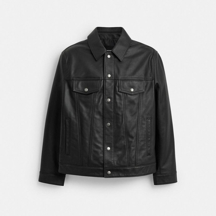 Chaqueta COACH Hombre Negras | 548-XIJOPK