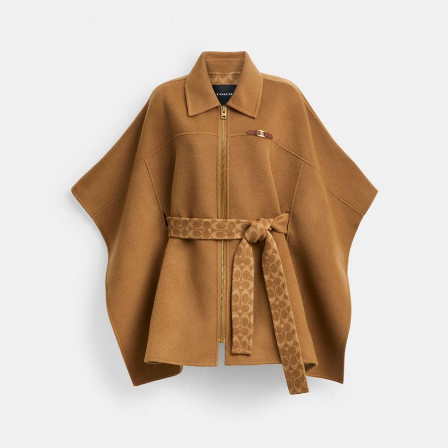 Chaqueta COACH Mujer Marrones | 024-VSTAPH