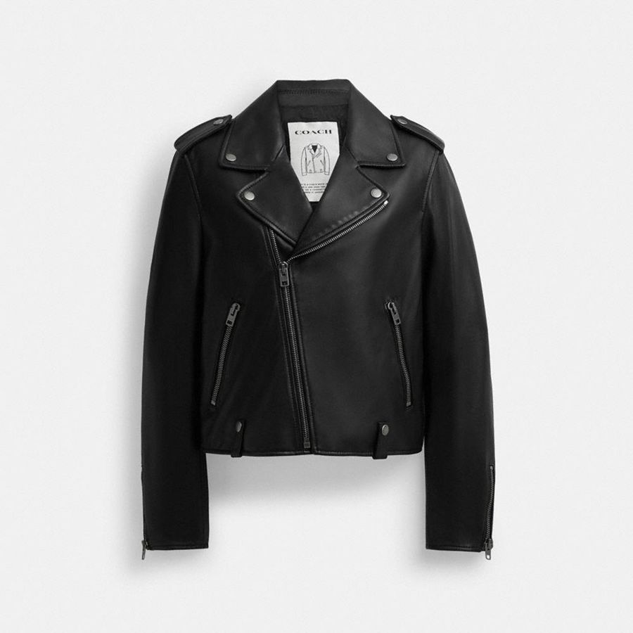 Chaqueta COACH Mujer Negras | 237-BGRNZJ