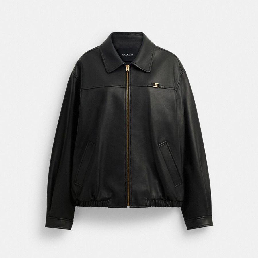 Chaqueta COACH Mujer Negras | 598-MVGHPL