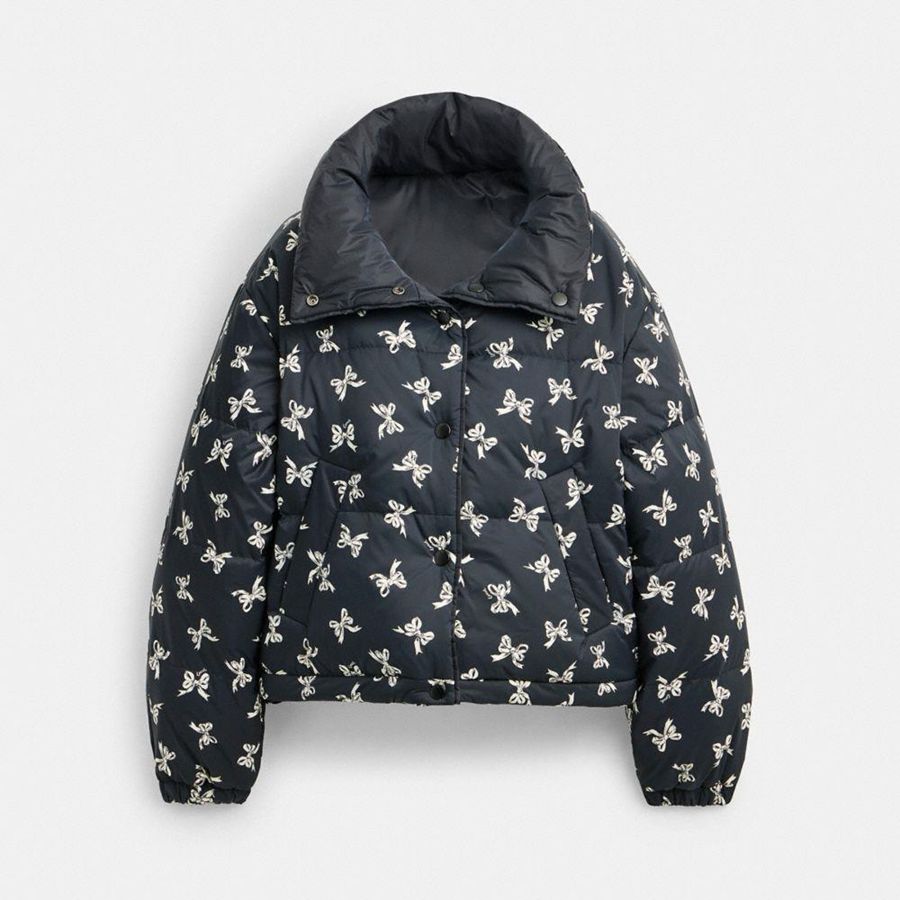 Chaqueta COACH Mujer Negras | 910-EWSFAD