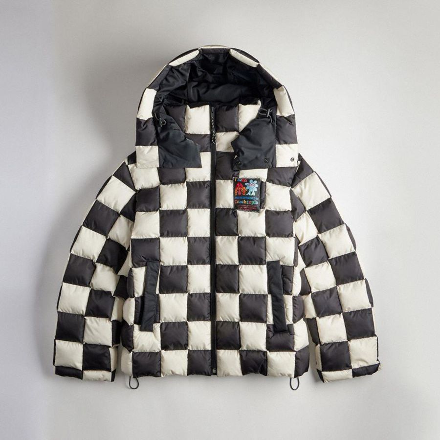 Chaqueta COACH Mujer Negras | 932-UWAXBY
