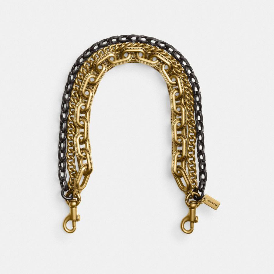 Charms COACH Mujer Doradas | 578-YNDRJA