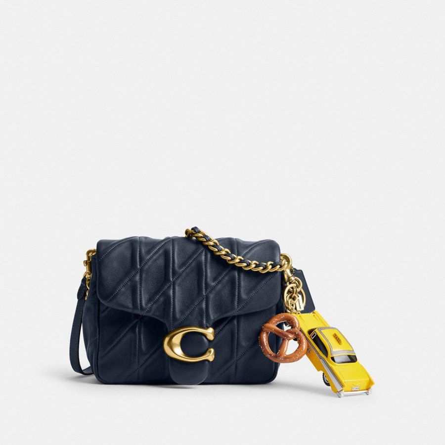 Charms COACH Mujer Doradas | 593-DJGIYN