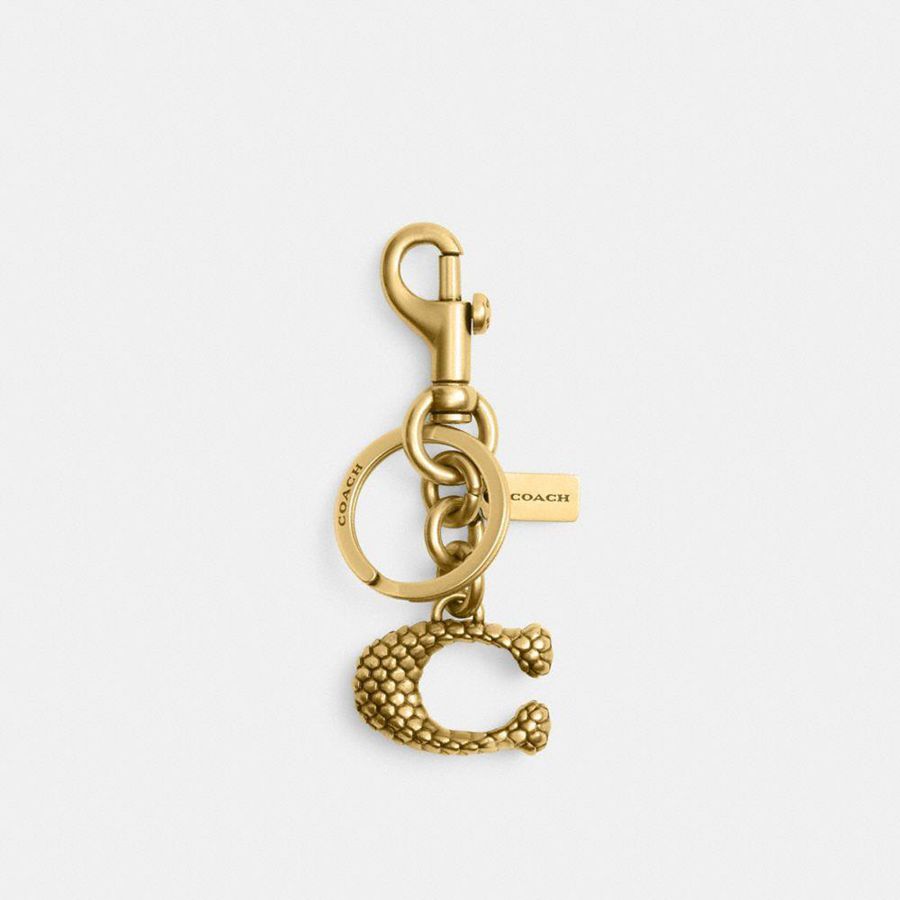Charms COACH Mujer Doradas | 789-GQUYFB