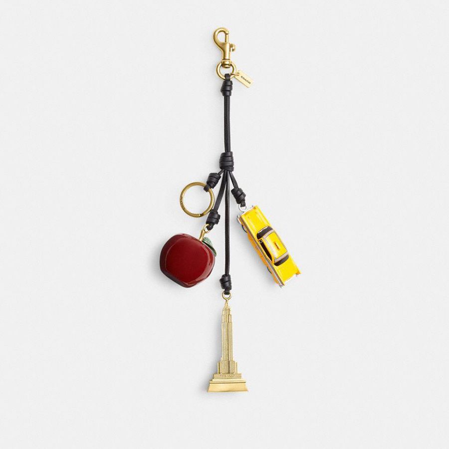 Charms COACH Mujer Negras | 754-GDZIBE