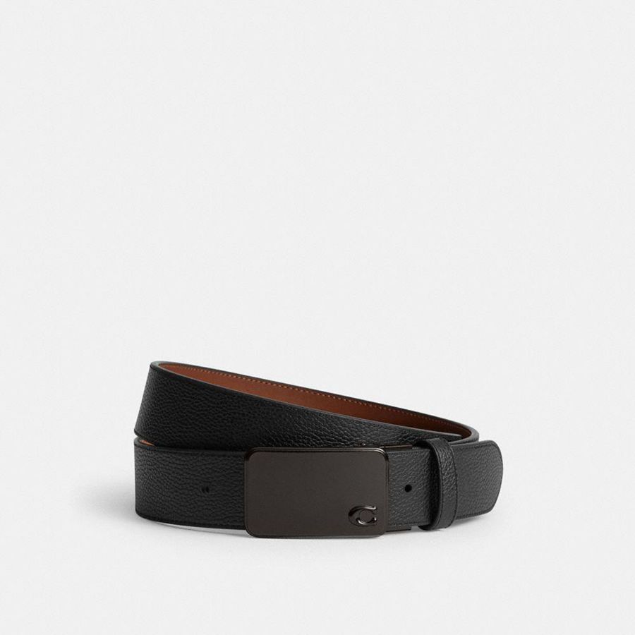 Cinturones COACH Hombre Negras | 267-EUTAPL