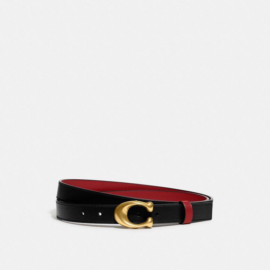 Cinturones COACH Mujer Negras | 154-VOHBQM